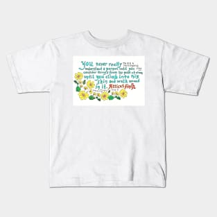 Atticus Finch Quote Kids T-Shirt